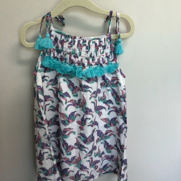 EGG New York Cordelia Smocked Sundress with Tassel detail, Size 2T NWT - Picture 2 of 5